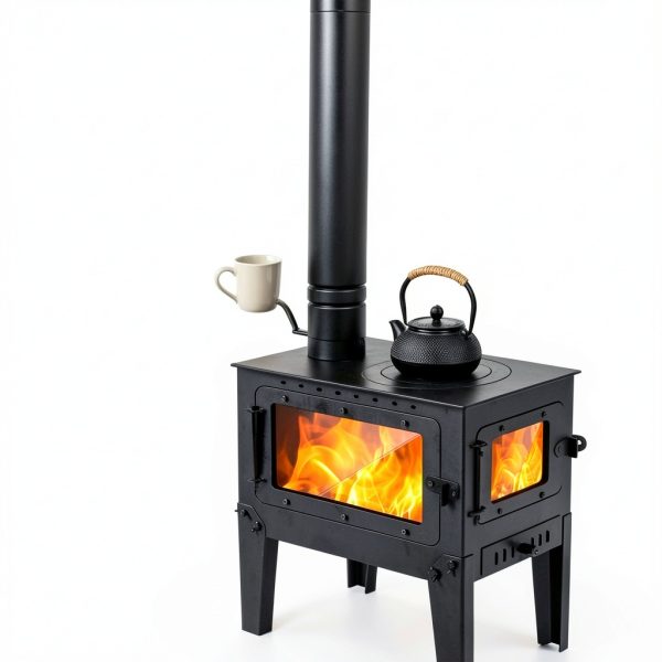 FENGXCXY Pellet Stove High Efficiency Dual View Heating-3