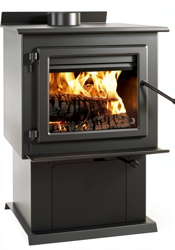 Century Heating Wood Stove Alloy Steel Direct Vent Large-1