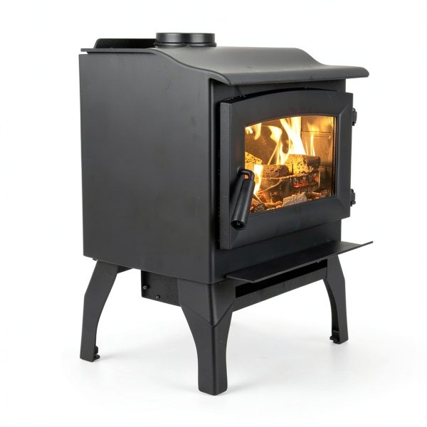 US Stove Wood Burning Stove Cast Iron Heats 1200 Sq Ft-7