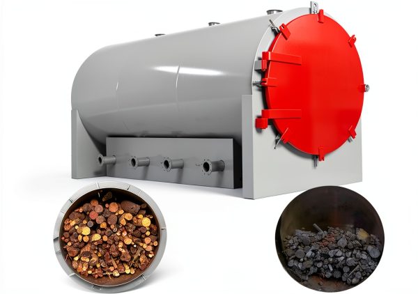 KUNTENG Charcoal Making Machine Carbonization Furnace-0