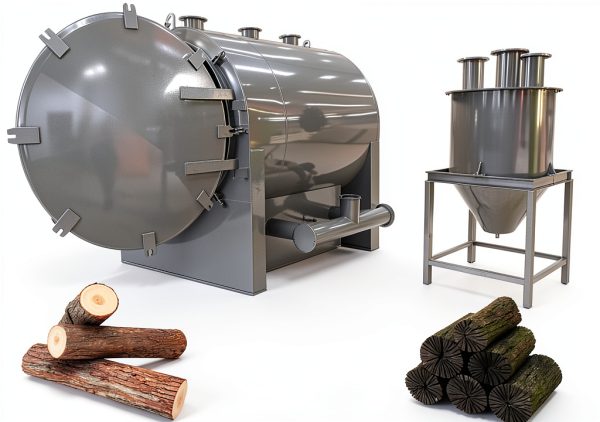 KUNTENG Charcoal Making Machine Carbonization Furnace-2