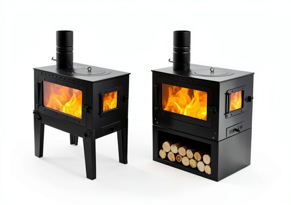 FENGXCXY Pellet Stove High Efficiency Dual View Heating-5