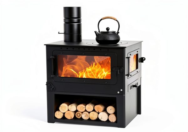 FENGXCXY Pellet Stove High Efficiency Dual View Heating-6