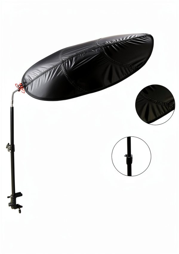 VSUNTENT Office Desk Sunshade Glare Blocking Leaf Shape-6