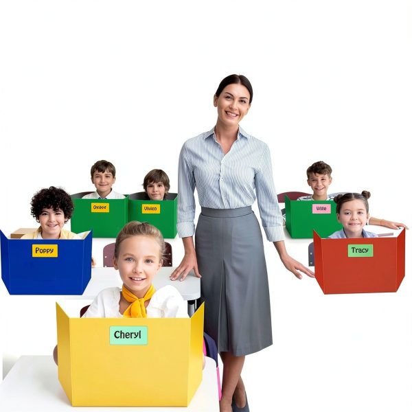 Bcabo Plastic Desk Dividers 8 Pack Classroom Privacy Shields-6