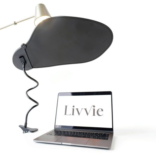 Livvie Office Light Blocker Universal Fit Black Adjustable-2