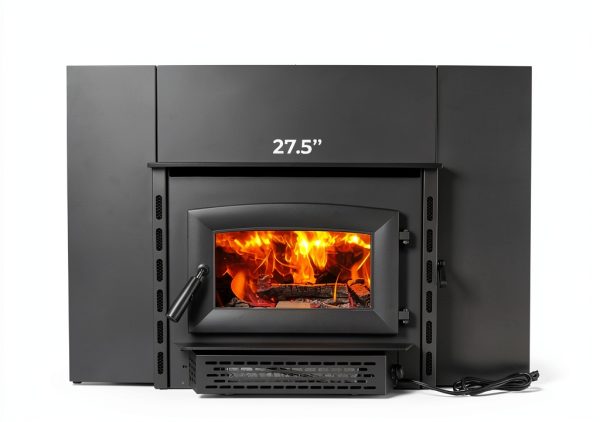 Ashley Hearth Wood Burning Stove Insert Colonial Black-8