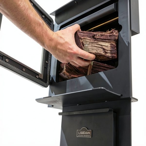 Cleveland Iron Works Wood Stove Black Metal High Efficiency-4