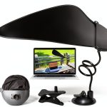 Livvie Office Light Blocker Universal Fit Black Adjustable-0