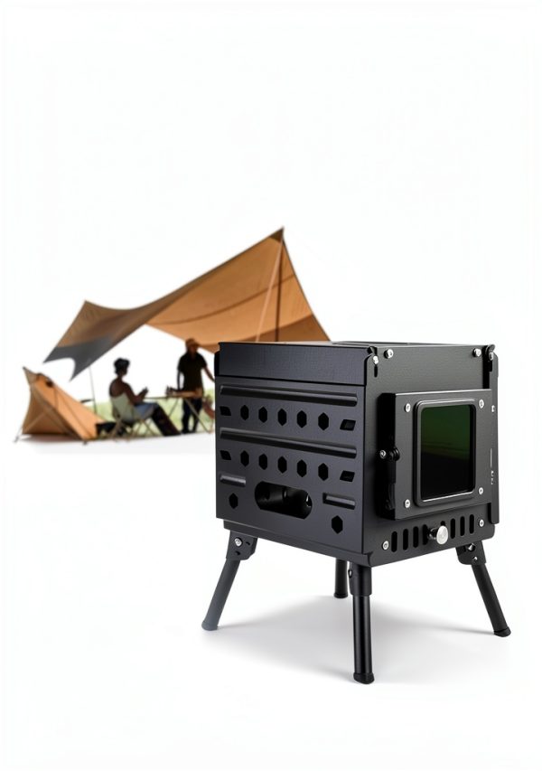 Surilehege Wood Stove Portable Carbon Steel Efficient-2