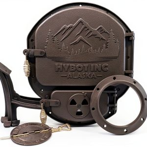 Hybot Inc Alaska Cast Iron Wood Stove Door Kit Freestanding-0