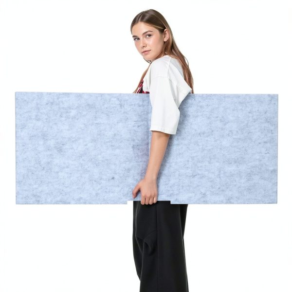 Dunzoom Office Desk Divider Foldable Privacy Panel Partition-7