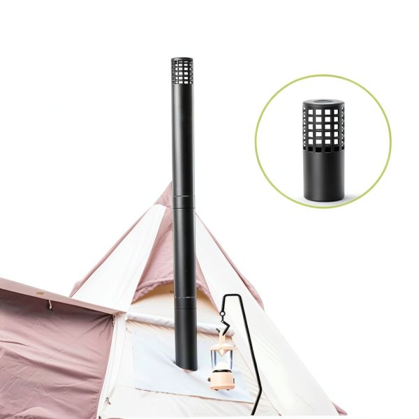 GarveeLife Wood Stove Portable Alloy Steel Black Outdoor-4