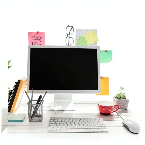 Dunzoom Office Desk Divider Foldable Privacy Panel Partition-4