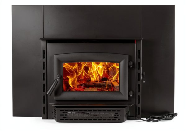 Ashley Hearth Wood Burning Stove Insert Colonial Black-0