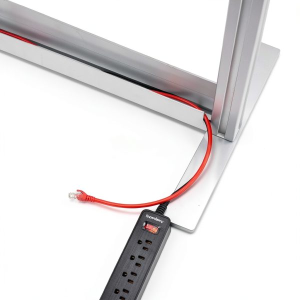 Stand Up Desk Store Room Divider Adjustable Privacy Panel-7
