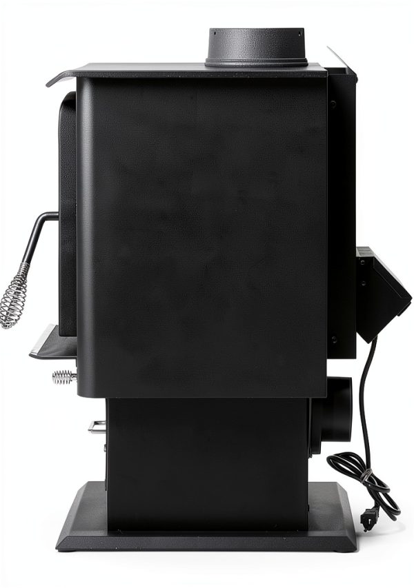 Ashley Hearth Wood Stove Black Alloy Steel Freestanding-4