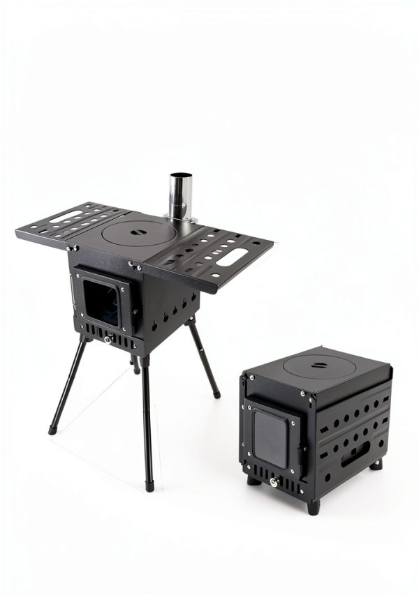 Surilehege Wood Stove Portable Carbon Steel Efficient-4