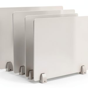 Tonchean Acrylic Desk Dividers Frosted Privacy Screens-0