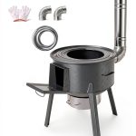 DNGXAOYA Wood Burning Stove Portable Outdoor Camping Cooking-0