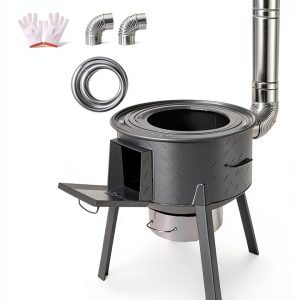DNGXAOYA Wood Burning Stove Portable Outdoor Camping Cooking-0