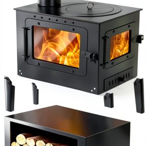 FENGXCXY Pellet Stove High Efficiency Dual View Heating-0