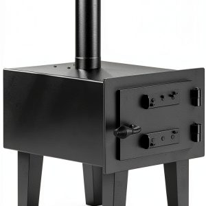 GarveeLife Wood Stove Portable Alloy Steel Black Outdoor-0