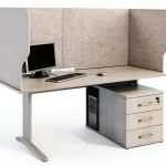 Dunzoom Office Desk Divider Foldable Privacy Panel Partition-0