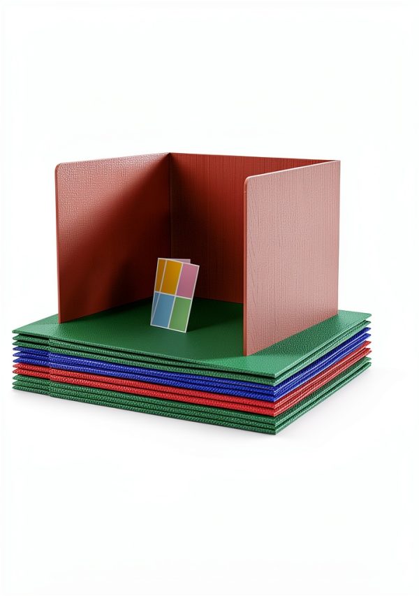 Bcabo Plastic Desk Dividers 8 Pack Classroom Privacy Shields-3