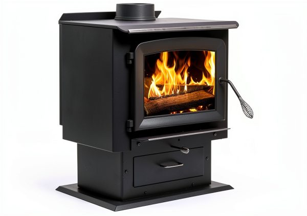 Ashley Hearth Wood Stove Black Alloy Steel Freestanding-0