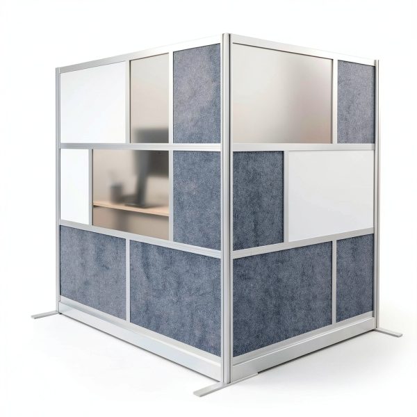 Stand Up Desk Store Room Divider Adjustable Privacy Panel-3