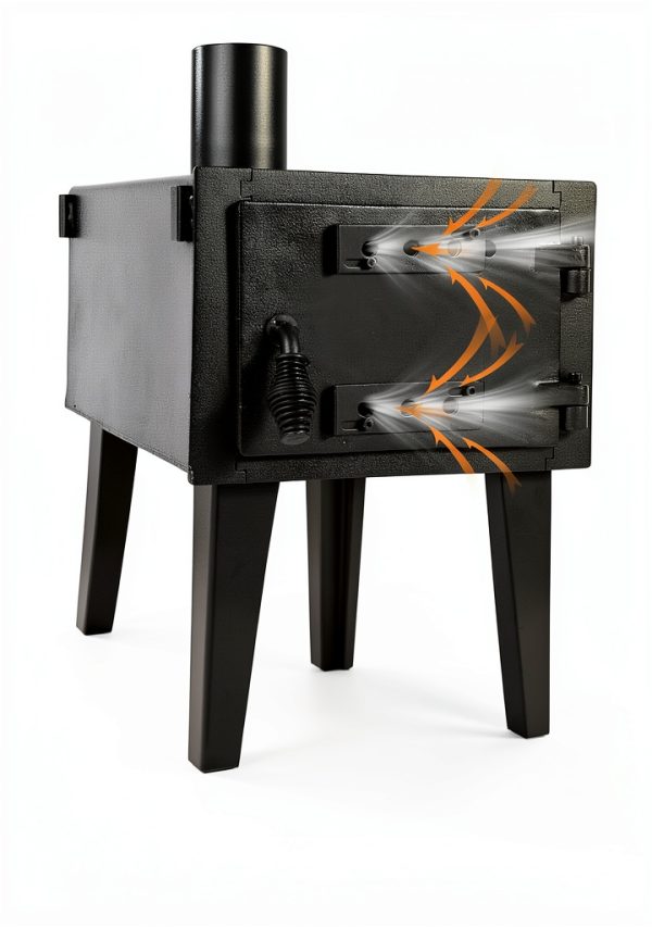 Garvee Wood Burning Stove Detachable Chimney Heavy Duty-3