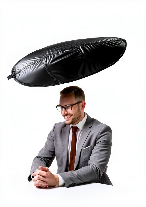VSUNTENT Office Desk Sunshade Glare Blocking Leaf Shape-2