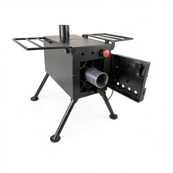 FEBTECH Wood Burning Stove Steel Camping Tent Heater-2