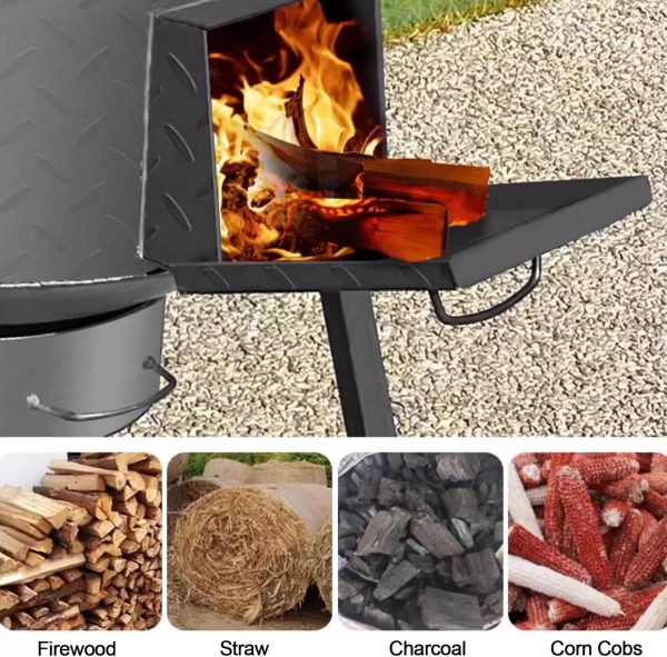 DNGXAOYA Wood Burning Stove Portable Camping Outdoor Cooking-7