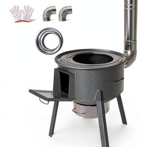DNGXAOYA Wood Burning Stove Portable Outdoor Camping Cooking-0