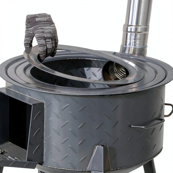 DNGXAOYA Wood Burning Stove Portable Outdoor Camping Cooking-6