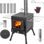 XDCFLA Wood Burning Stove Portable Metal Outdoor Camping-0