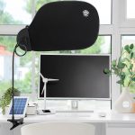 Yaomiao Office Desk Shade Adjustable Mounting Blackout-0