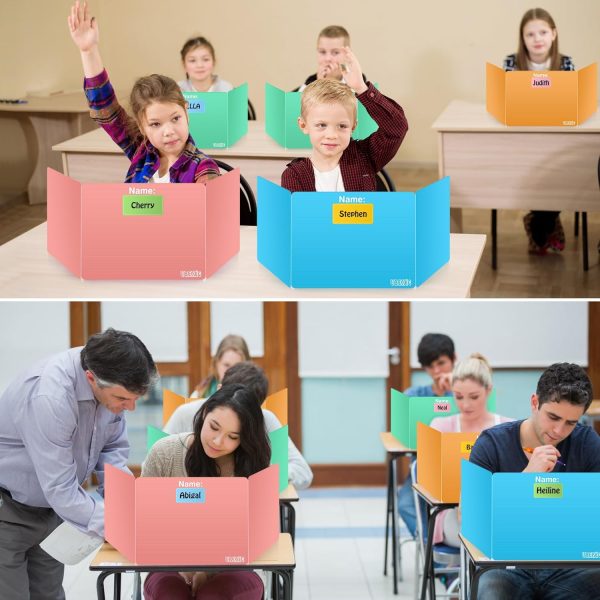 Ubenic Privacy Shields Classroom Dividers Colorful Design-6