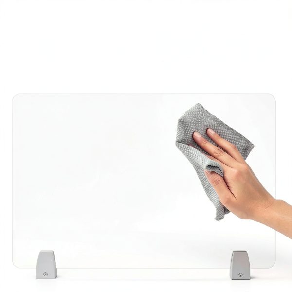 Tonchean Acrylic Desk Dividers Frosted Privacy Screens-3