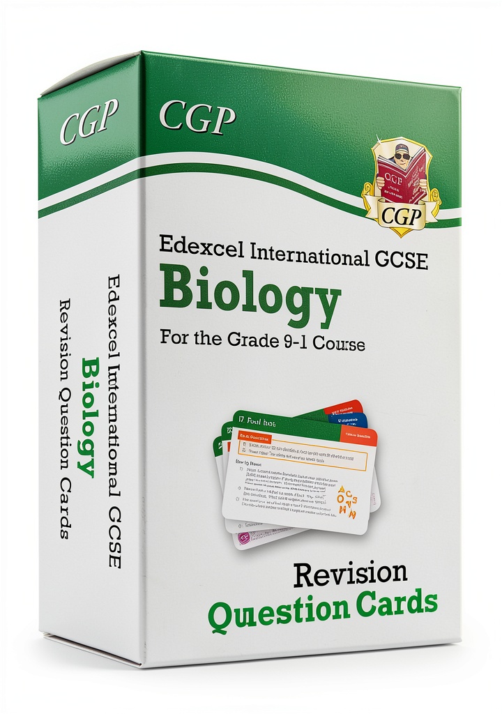 Installing CGP IGCSE Biology Revision Guide Print Replica eBook 96 Pages on a wooden desk