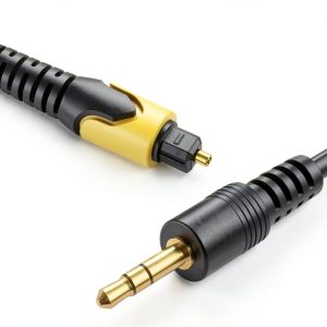 192KHz Optical to 3.5mm Converter by Tackston to AUX Cable-0