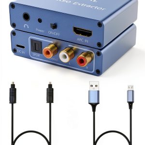 HDMI ARC Audio Extractor PERESAL 192KHz Coaxial Optical Converter-0